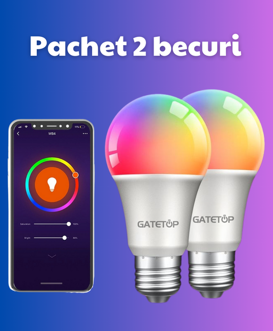 *PACHET 2 BECURI LED RGB* Wi-Fi