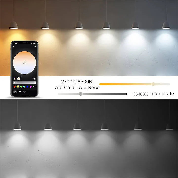 *PACHET 4 BECURI LED RGB* (cea mai buna oferta)