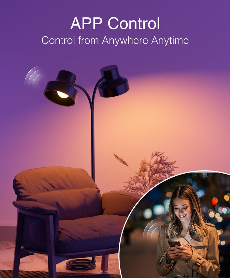 *PACHET 4 BECURI LED RGB* (cea mai buna oferta)
